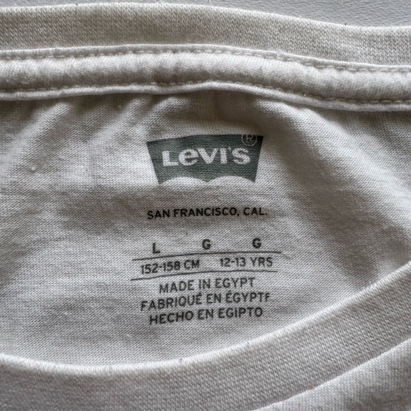 Levi's Kids White Graphic T-Shirt - Picture 3 of 4